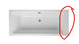 Ванна акриловая 170х70 VILLEROY & BOCH TARGA STYLE UBA177FRA2V-01