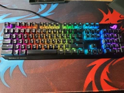 Клавиатура проводная Asus ROG Strix Scope Cherry MX Red RGB USB (90MP0180-B0RA00)