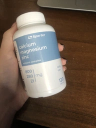 Витамины и минералы Sporter Calcium Magnesium Zinc, 120 таблеток фото от покупателей 10