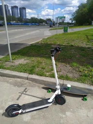 Электросамокат Crosser E9 Premium Pneumatic (Чёрный) XF0901/EU фото от покупателей 1