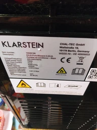 Фреоновый мобильный кондиционер Осушитель воздуха Klarstein Pure Blizzard 3 2G Белый