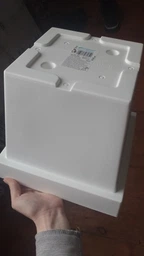 Горщик для квітів Prosperplast Lofly Square Low 20см Сірий (DLOFL200-405U)