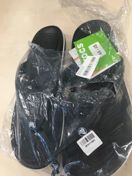 В'єтнамки Crocs Crocband Flip 43 Світло-сірий (АТМ) 11033 фото від покупців 1