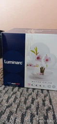 Столовый сервиз с розовой орхидеей с супником Luminarc Water Color 19 предметов (E4905) фото от покупателей 3