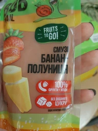 Пюре фруктовое Bob Snail Смузи Банан-Клубника, пастеризованное, 120 г фото от покупателей 1