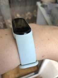 Ремінець Armorstandart силіконовий для Xiaomi Mi Band 5, 6 синій (56007) фото від покупців 3
