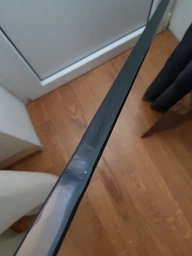 Стол компьютерный письменный с металлическим каркасом в стиле Лофт (Loft) усиленный, прямой, рабочий для дома и офиса 1400х750х600мм; металл: Черный, дерево: Аликанте темный + стеллаж с полками (0516|26) фото от покупателей 17