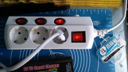 Мережевий фільтр подовжувач електричний з захистом побутовий Electraline універсальний із заземленням на 3 розетки 4 кнопки переноска 3х1мм 1,5 м 16А білий (62500) фото від покупців 6