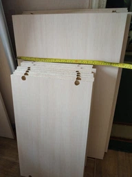 Шкаф-купе трехдверный Roko 209.2x242x60 см ДСП Дуб молочный (20200024404) фото от покупателей 3