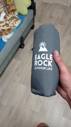 Надувной туристический коврик каремат Eagle Rock 40DNylon TPU серый NAD00311 надувной матрас для палатки фото от покупателей 16