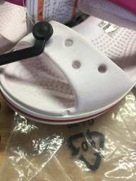 Сандалі Crocs Kids Crocband 12856-6AI-J2 33-34 Рожевий фото від покупців 14