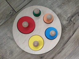 Рамка вкладыш Круги Макси А330 Komarovtoys