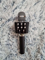 Бездротовий Bluetooth мікрофон для караоке WS-1688 Чорний