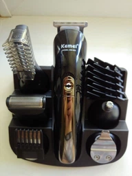 Набор для стрижки волос Kemei KM-600 11 в 1 машинка, триммер, стайлер