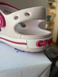 Сандалі Crocs Kids Crocband 12856-6AI-J2 33-34 Рожевий фото від покупців 9