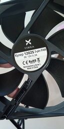 Кулер корпусной Merlion 12025 DC sleeve fan 2 pin - 120*120*25мм, 1100 об - мин