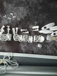 Ролета тканинна INROLL Есо-Mini 82,5х185 см BO Berlin Чорний 305 Silver фото від покупців 5