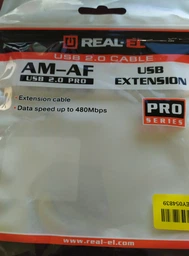 Кабель Real-El USB 2.0 Pro AM-AF 2 м Black (EL123500028) фото от покупателей 2