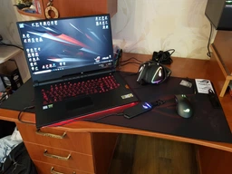 Ігрова поверхня Asus ROG Scabbard II Mixed (90MP0210-BPUA00) Чорний з малюнком фото от покупателей 10