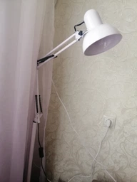 Торшер підлоговий настільна лампа MTL-23/F E27 WH фото от покупателей 3
