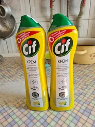 Крем для чистки Cif Актив Лимон 500 мл (8717163044698) фото от покупателей 1
