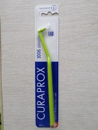 Зубна щітка монопучкова Curaprox CS 1006 Single & Sulcular 6 мм Помаранчева (CS 1006-05) (7612412271300)