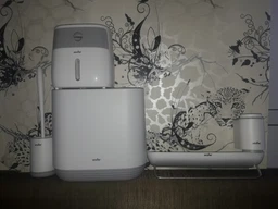 Набір аксесуарів для ванної кімнати MBM MY HOME MVM-MH-02 WHITE/BLACK білий/чорний