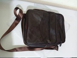 Сумка планшет через плечо мужская из натуральная кожи Vintage leather-14991 Коричневая фото от покупателей 1