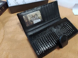 Кошелек женский кожаный Kafa RFID AE031 красный фото от покупателей 11