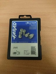 Болты секретки Farad StarLock (SicuStar) M14x1.5x27 Сфера R13 антивандальное кольцо (1 ключ) Mercedes-Benz Volkswagen Audi Skoda Комплект