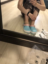 Сабо Crocs Crocband Clog Ice Blue M5W7-37-24 см 11016-W фото від покупців 2