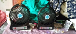 Вентилятор настольный Mini Fan XSFS-01 с аккумулятором 18650 Black
