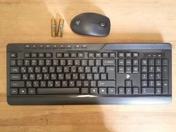 Комплект клавіатура та миша 2E MK410 Wireless, EN/UK/RU, чорний (2E-MK410MWB)