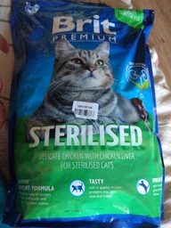 Сухий корм Brit Premium Cat by Nature Sterilised для стерилізованих котів, з куркою, 1500 г (1111167477) фото от покупателей 7