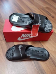 Мужские шлепанцы для пляжа Nike Victori One Shower Slide CZ5478-400 44.5 (12) 30 см Темно-синие (194501092197) фото от покупателей 13