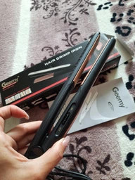 Утюжок выпрямитель для волос Gemei GM-2955 Pro Straight 45 Вт с турмалиновым покрытием и ионизацией 200°С Черный фото от покупателей 5