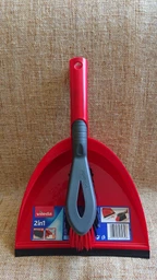 Набор для уборки Vileda 2в1: совок с короткой ручкой + щетка Vileda Dustpan (4023103172326) фото от покупателей 4
