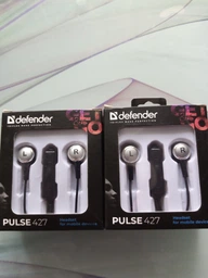 Наушники Defender Pulse 427, Black/Silver (63427) фото от покупателей 2