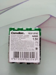 Батарейка Camelion R03 / 4 Shrink Green 4 шт (R03P-SP4G) фото от покупателей 2