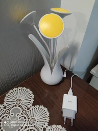 Ночник цветок светодиоидный UFT Flowers Nightlight Green с датчиком темноты фото от покупателей 8