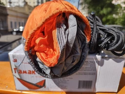 Гамак Time Eco ТЕ-1835 280х140 см Нейлон Хаки с оранжевым (4820211100902) фото от покупателей 3