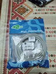 Патч-корд литой, UTP, RJ45, Cat.5e, 5m, серый фото от покупателей 19