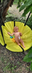 Гойдалка підвісна для дітей та дорослих, гніздо лелеки «Take&Ride Nest» Yellow фото от покупателей 5