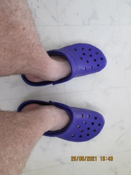 Мужские кроксы Crocs Classic AKA Cayman 10001-1FT 41-42 (M8/W10) 26 см Atm (1962652077016) фото от покупателей 1