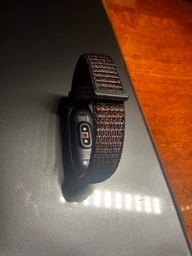Ремінець Nylon для Xiaomi Mi Band 3/4/5/6 Помаранчевий фото від покупців 2