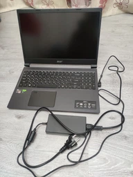 Ноутбук Acer Aspire 7 A715-42G-R0VS (NH.QBFEU.00A) Charcoal Black / AMD Ryzen 5 5500U / RAM 8 ГБ / SSD 512 ГБ / nVidia GeForce GTX 1650 / Підсвітка клавіатури