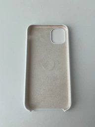 Чохол-накладка Silicone case для iPhone 11 Antique white бежевий фото від покупців 15