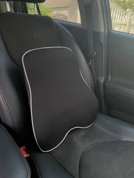 Ортопедична подушка під спину в автомобіль Lagodrive Lago Comfort 49x40x12см Чорна