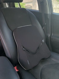 Ортопедична подушка під спину в автомобіль Lagodrive Lago Comfort 49x40x12см Чорна фото від покупців 2