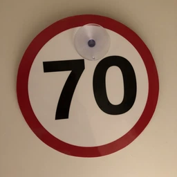 Знак на авто "70" на присосці зйомний фото от покупателей 13
